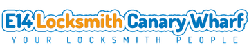 E14 Locksmith Canary Wharf logo